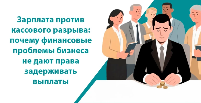 Задержка зарплаты – не выход!