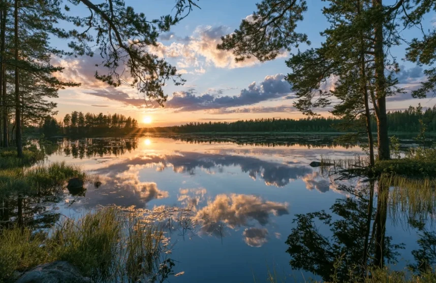 🍂 Сентябрь в Карелии — не «опоздали на лето», а начало другого сезона. Свет становится...