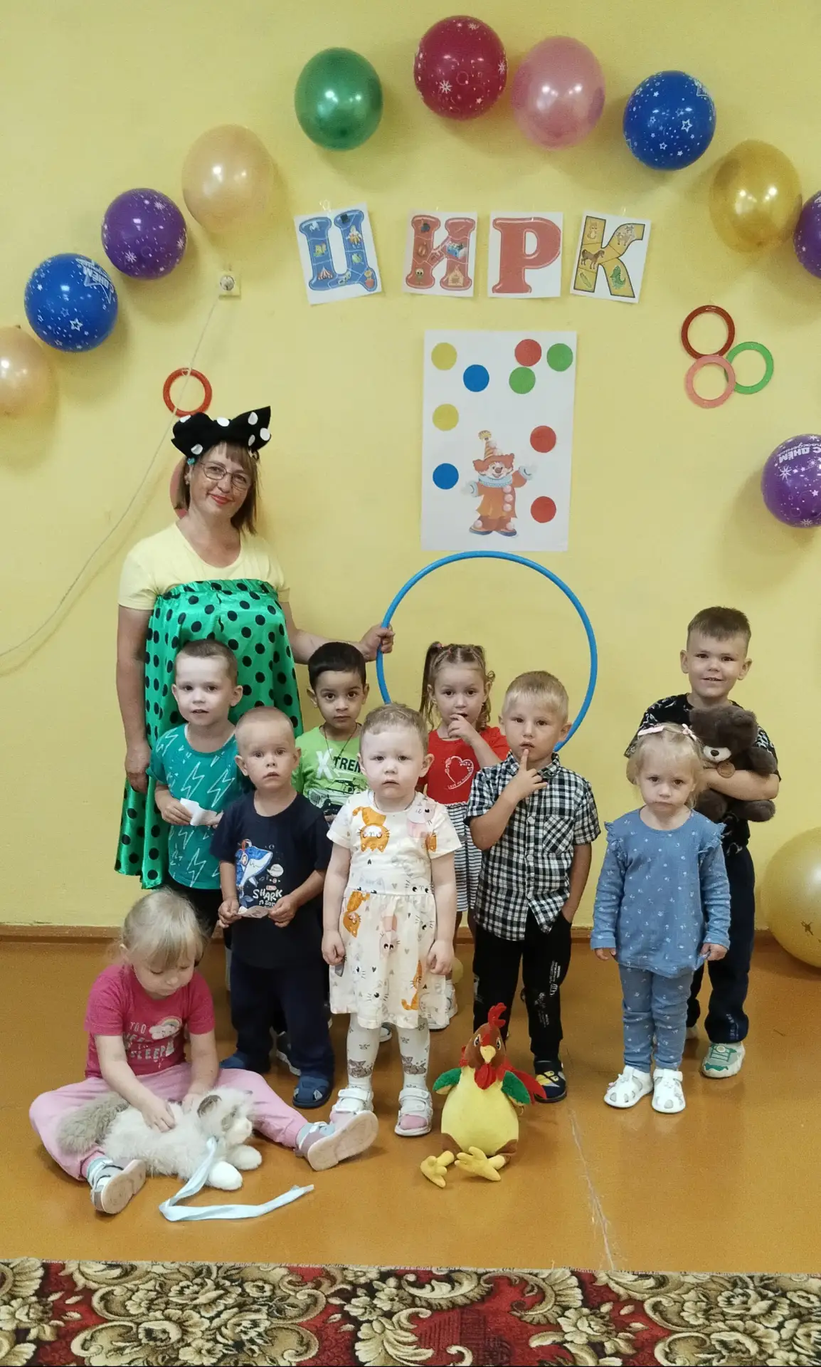 В один из дней августа мы с ребятами младшей разновозрастной группы