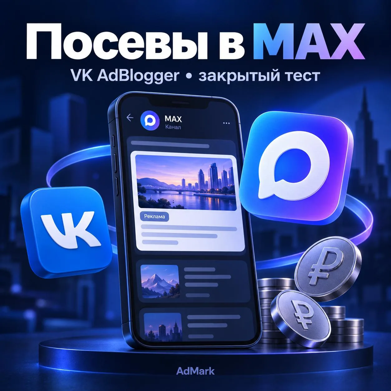 💰 VK AdBlogger тестирует рекламные посевы в MAX.
