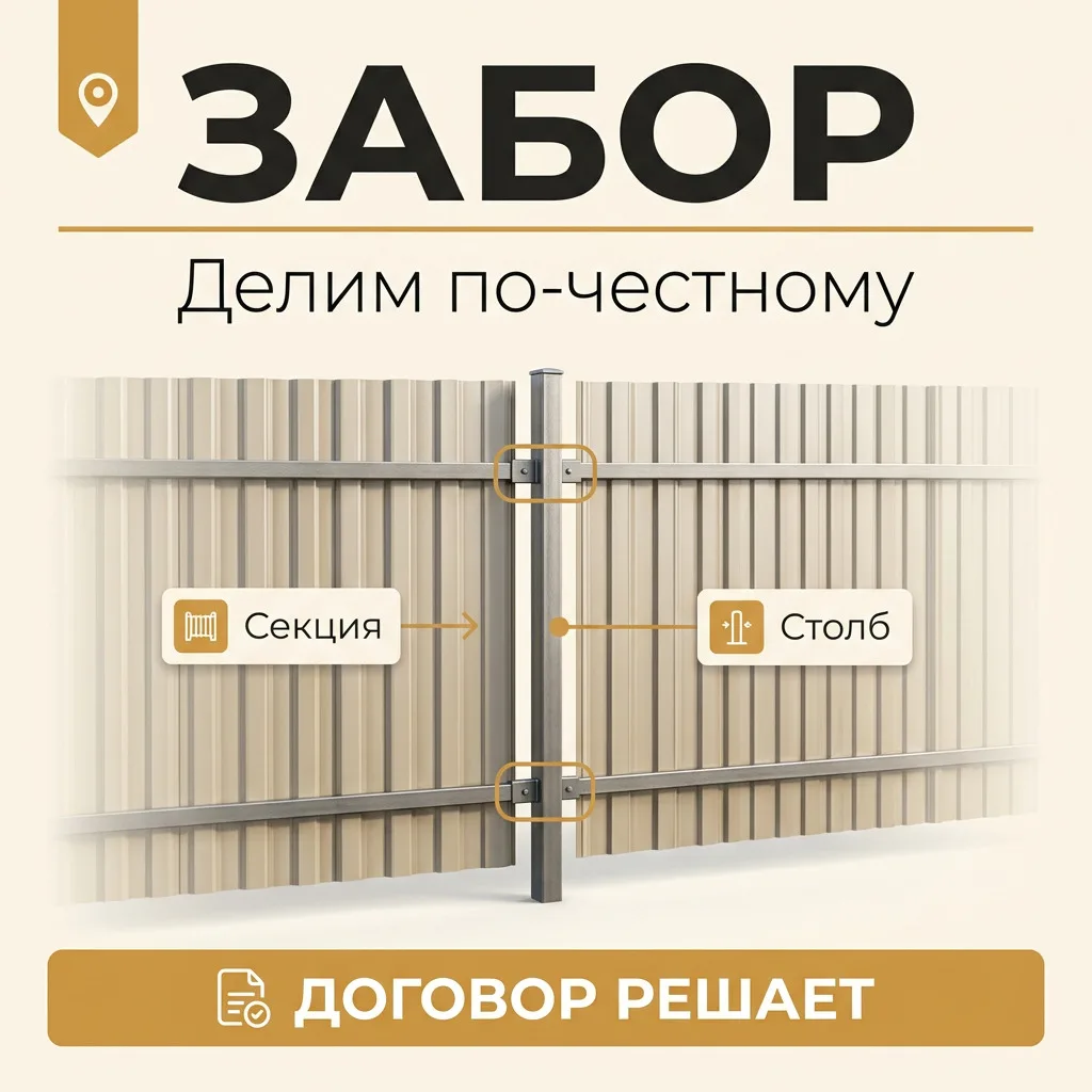 💸 Общий забор на двоих: как делить стоимость и оформлять, чтобы потом не судиться с со...
