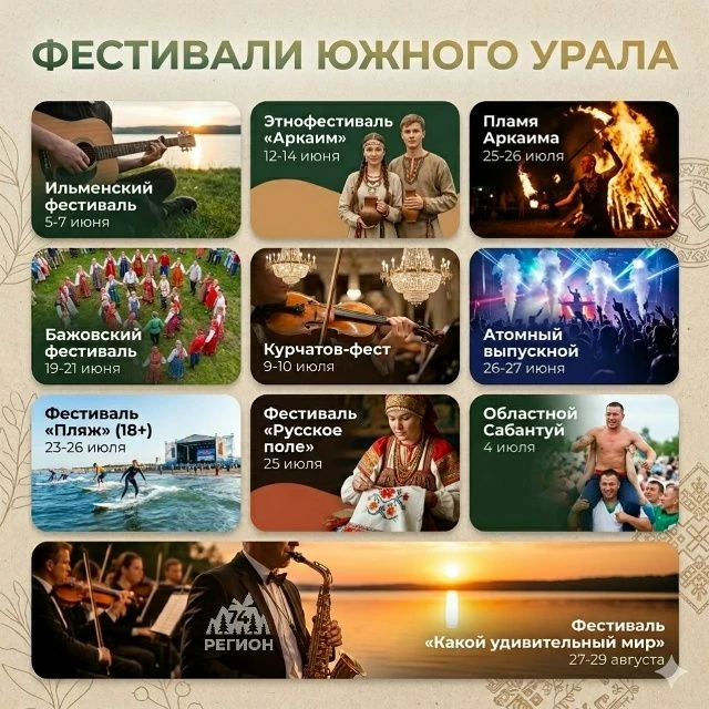 Какие фестивали Южного Урала ожидаются этим летом?