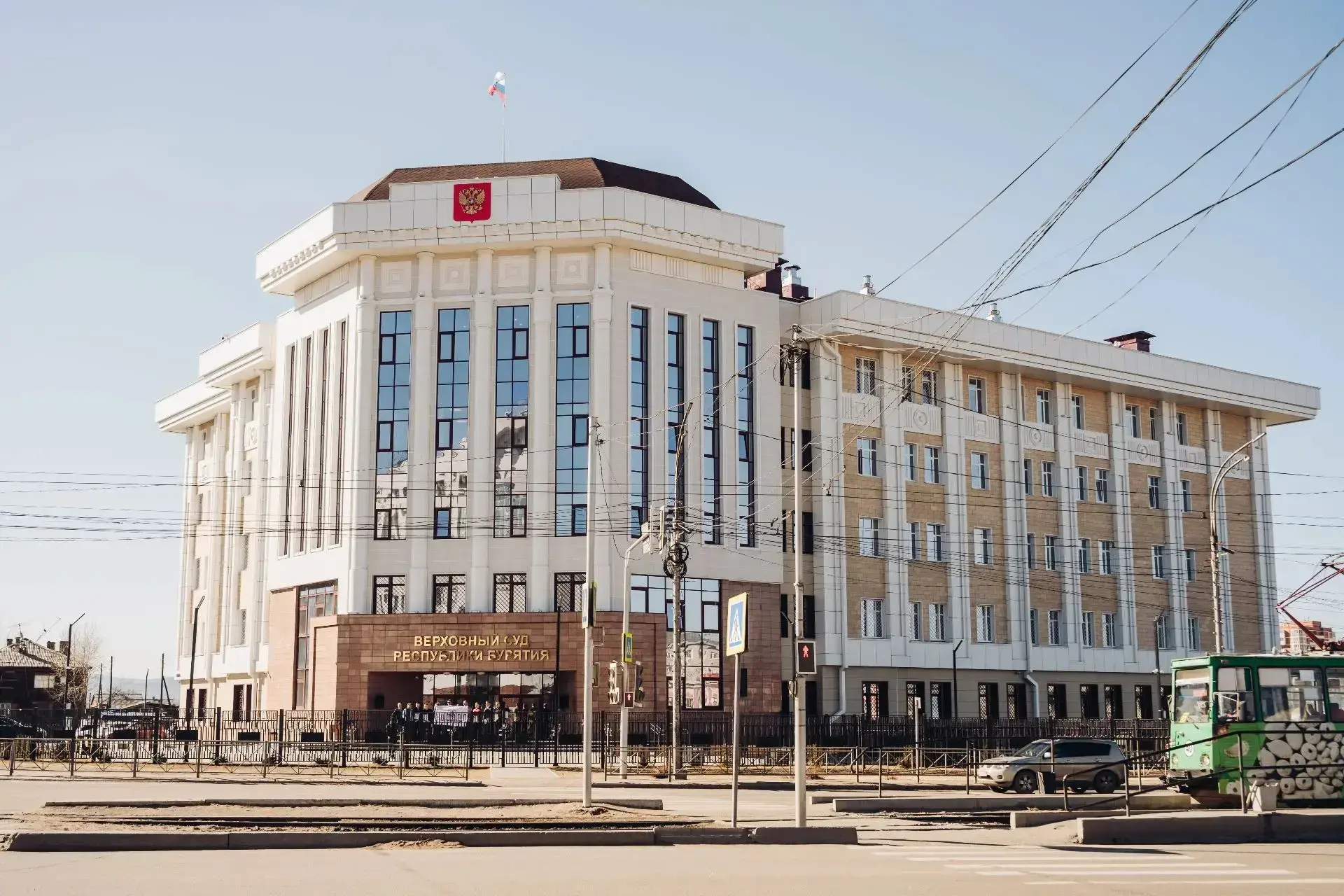 У нашего Верховного суда Республики Бурятия новый, самый современный дом!  Красивое, современное, по