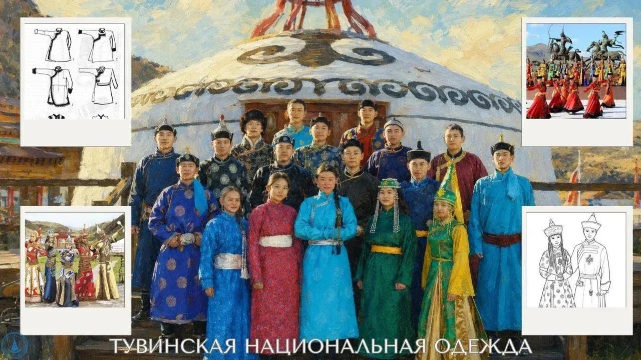 ☸️ Буддийские знаки и символы в тувинском костюме