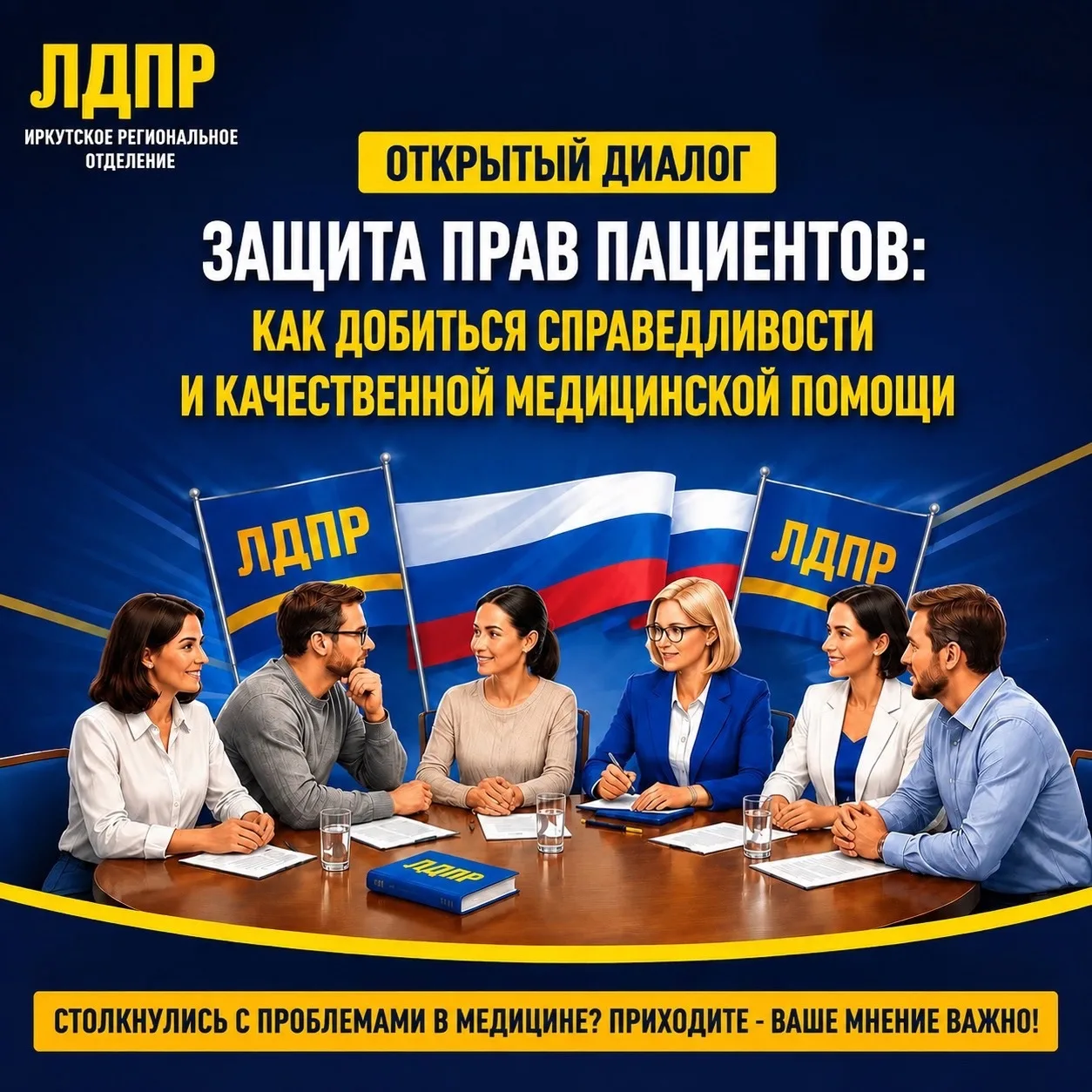 Открытый диалог с ЛДПР о защите прав пациентов