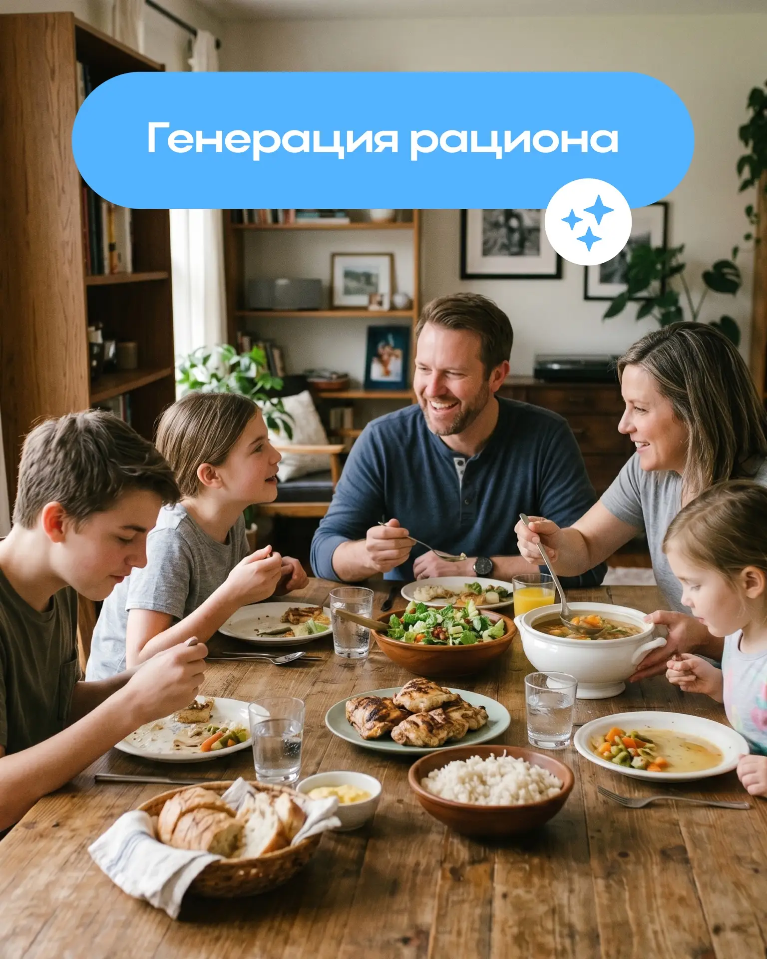 Умная генерация рациона 🥦