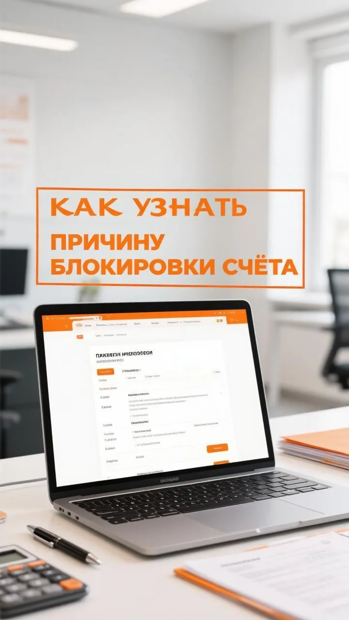 Узнайте причину блокировки счета за 1 минуту 🔍