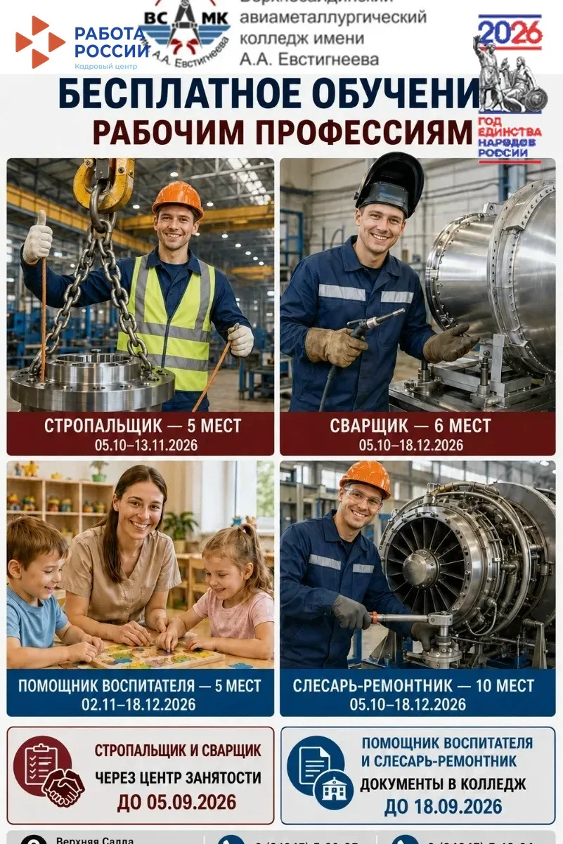 🏢 Верхнесалдинский авиаметаллургический колледж