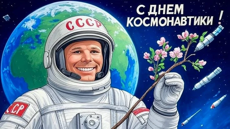 Сегодня в нашем детском саду  прошёл увлекательный утренник приуроченный  ко Дню космон...