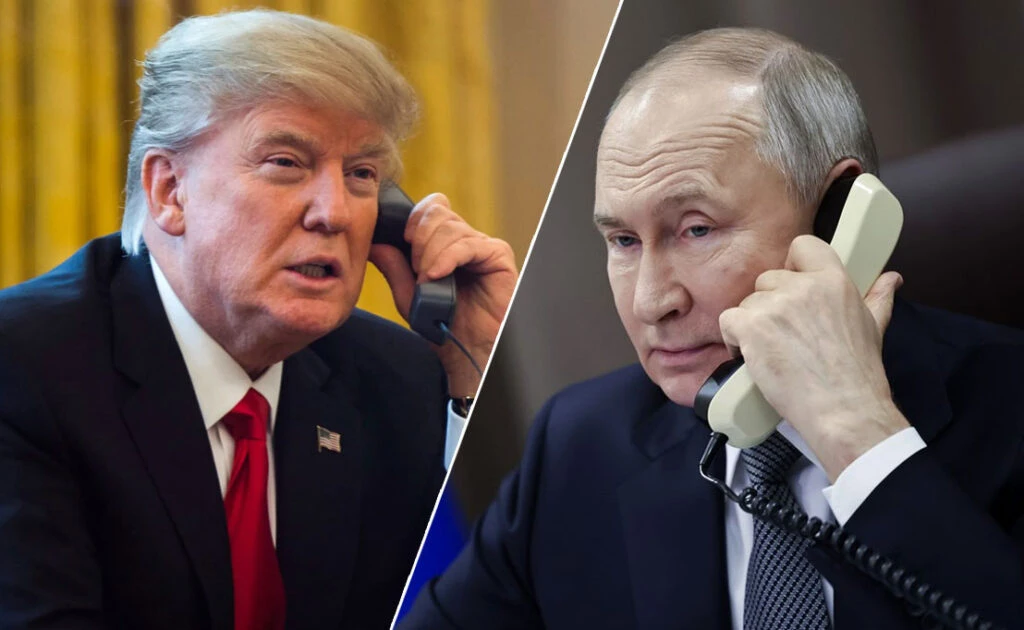 📞 Владимир Путин и Дональд Трамп во время телефонного разговора обсудили ситуацию на международной 