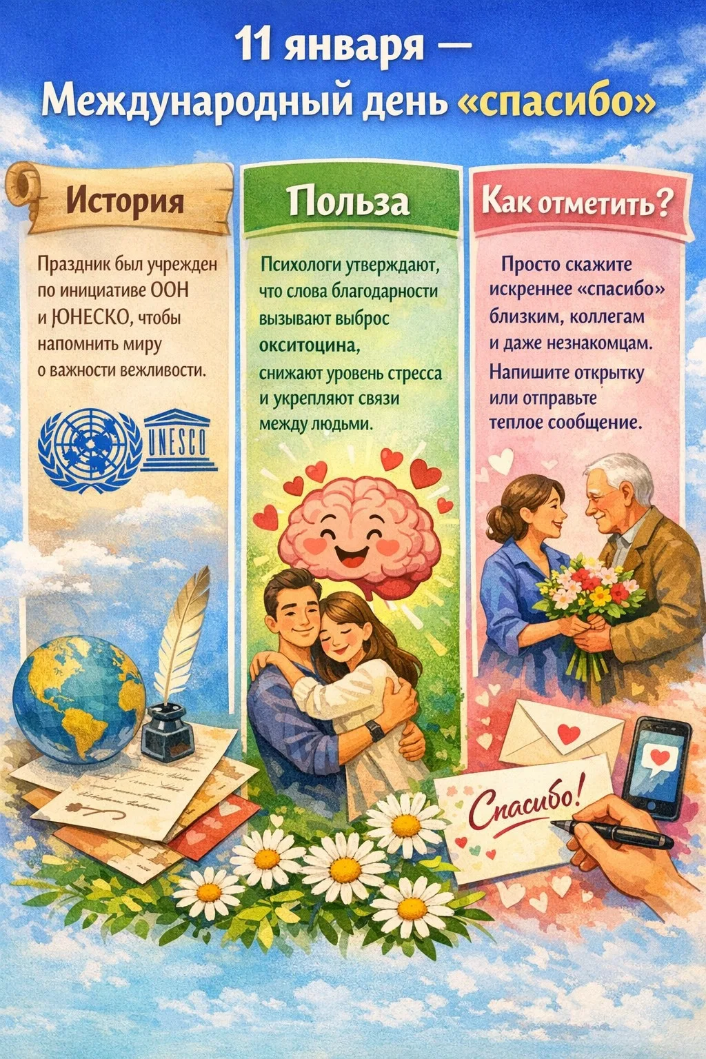 ✨Магия одного слова: сегодня отмечаем Международный день «спасибо» ✨