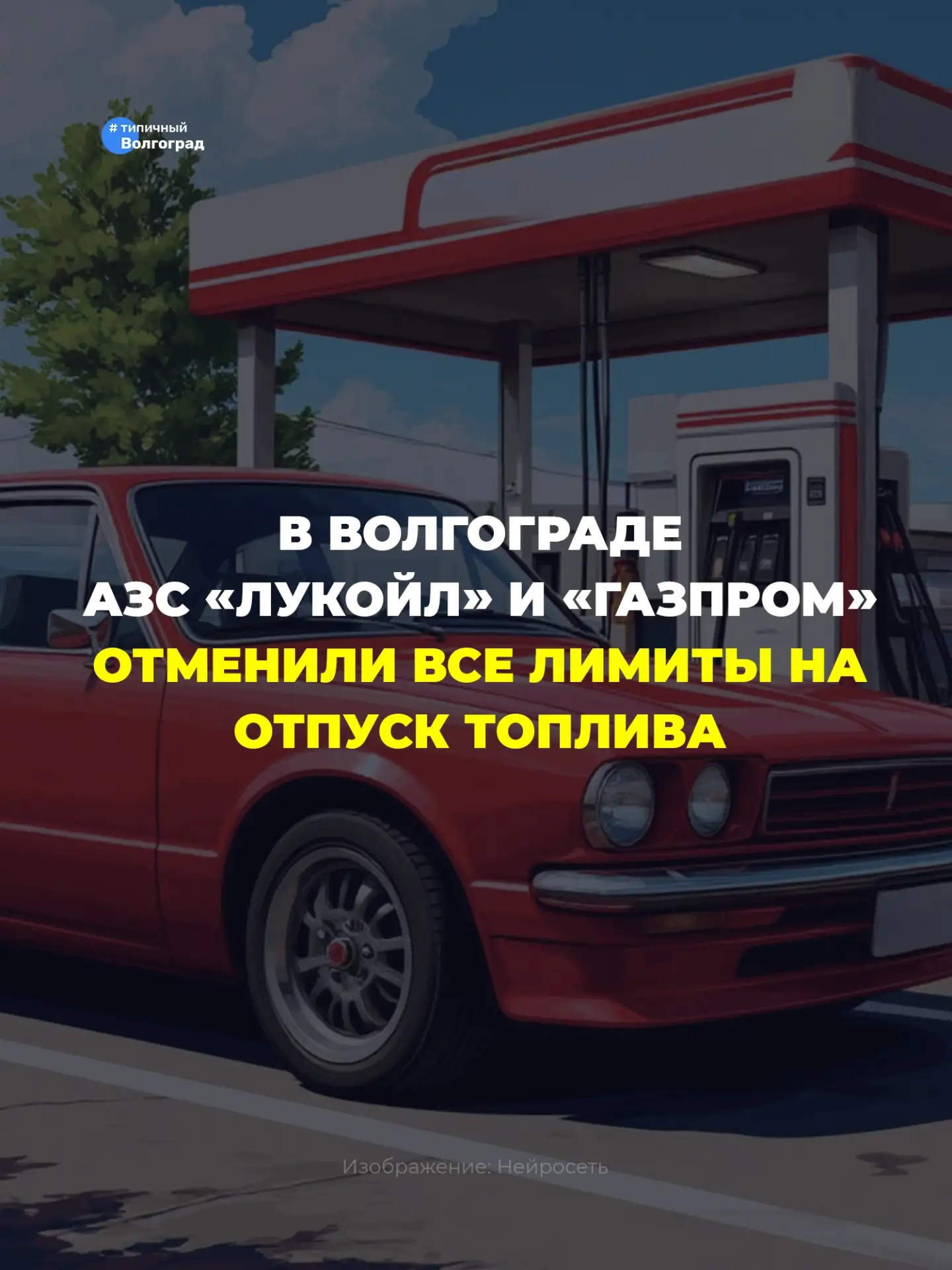В Волгограде АЗС «ЛУКОЙЛ» и «Газпром» отменили все лимиты на отпуск топлива! 😊👏🏻