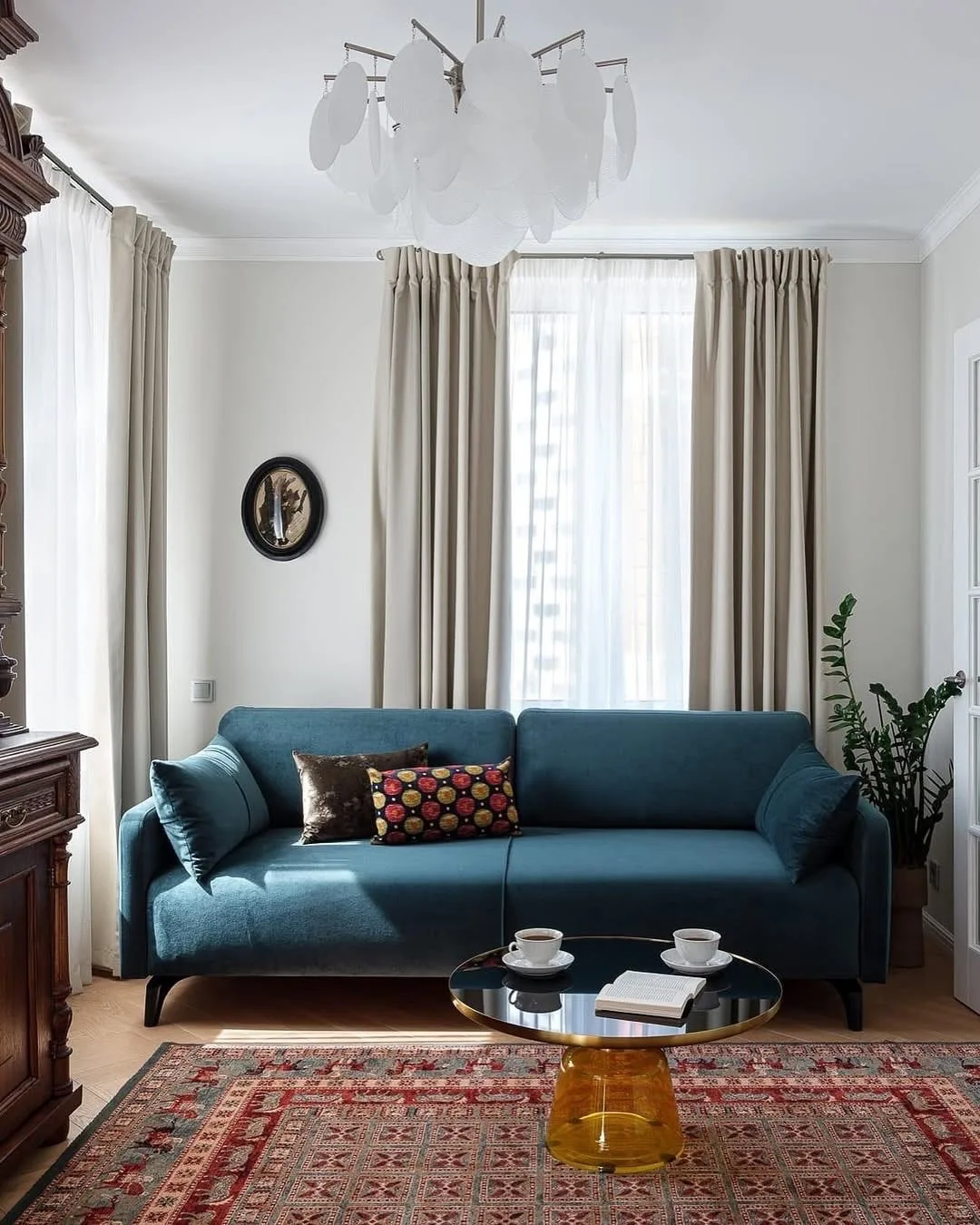 Нестандартное переосмысление пространства 42 м² 🌿🤍