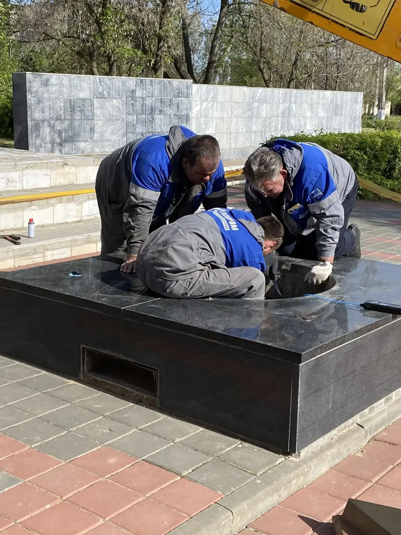 🕯️В преддверии Дня Победы: техническое обслуживание газопровода «Вечного огня» в Ахтубинске  ✅В пред