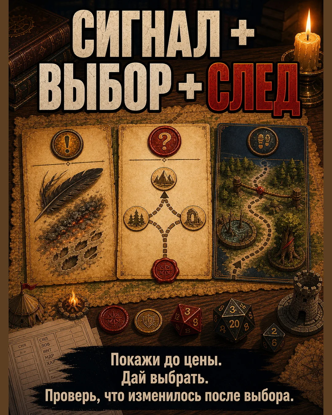 Рабочая дорога держится на трех словах: сигнал, выбор, след.
