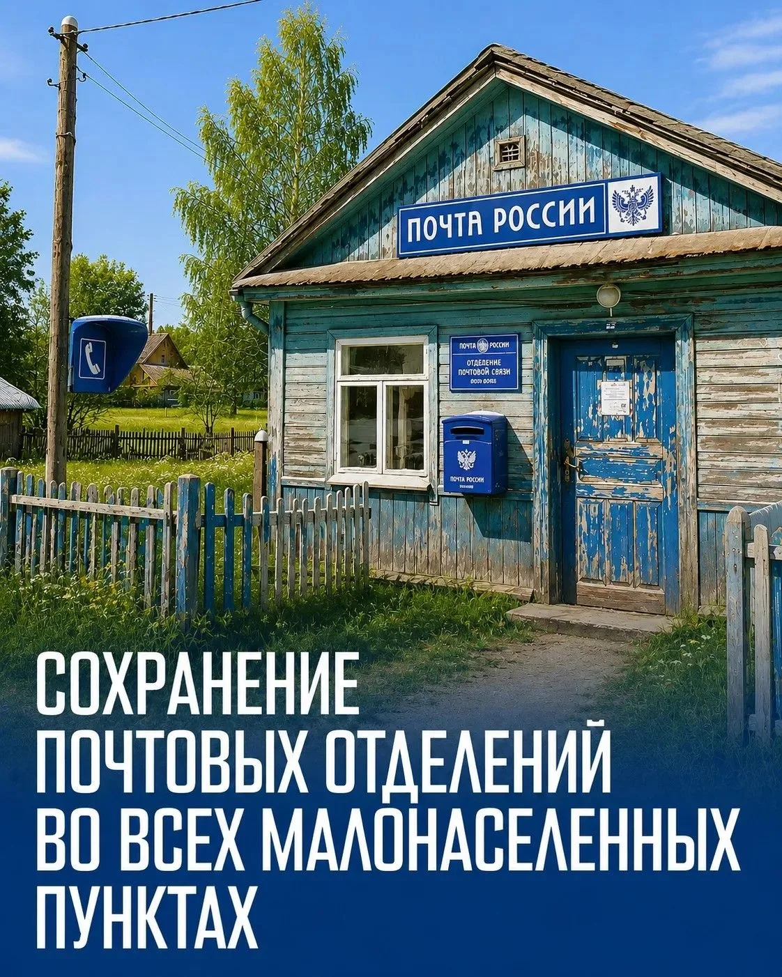 Единая Россия добилась принятия в первом чтении закона, который сохранит почтовые отдел...