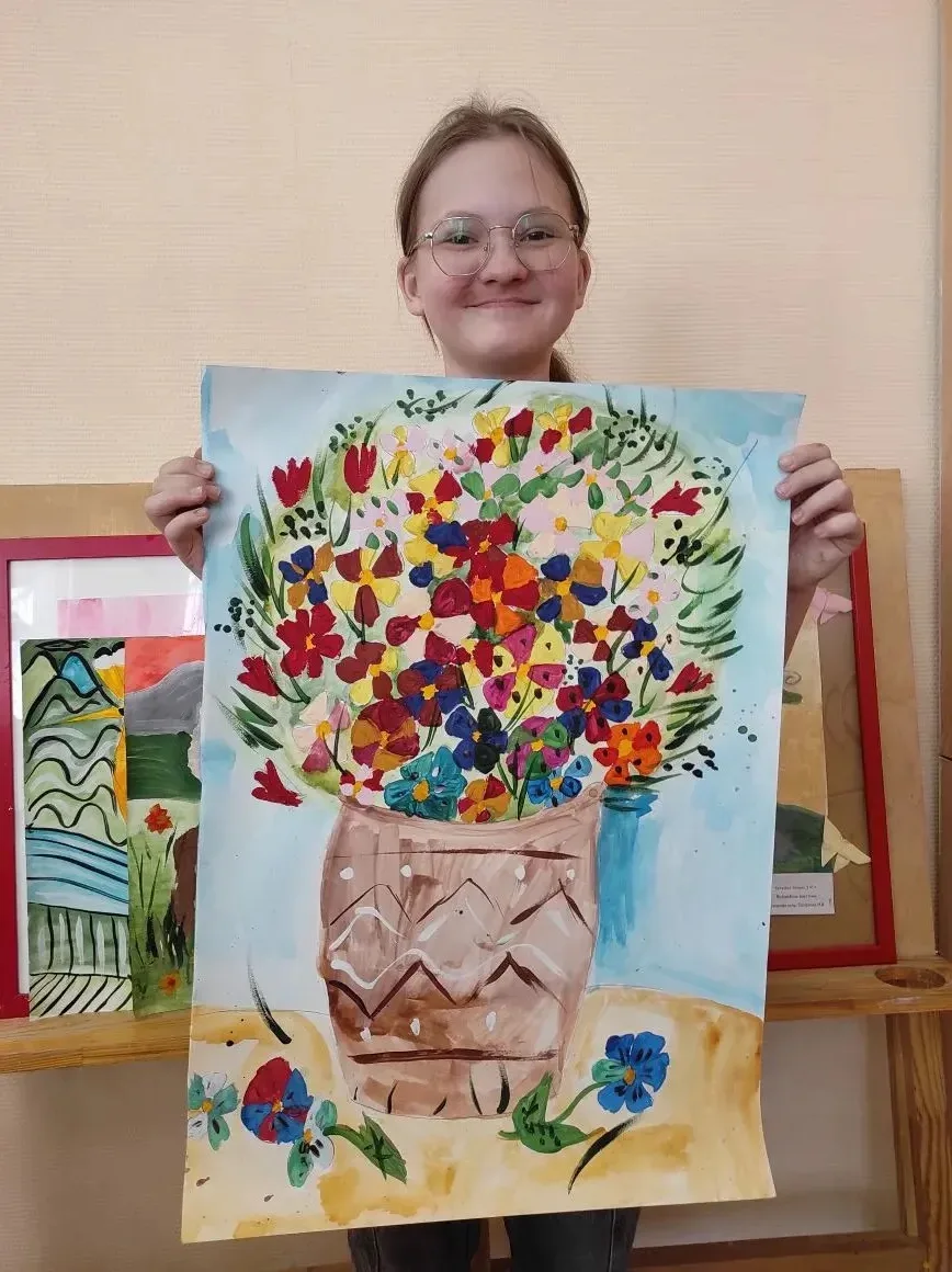 Волшебная кисточка 🎨  🌸С чем еще ассоциируется приход весны, если не с оживающей природой и яркими ц