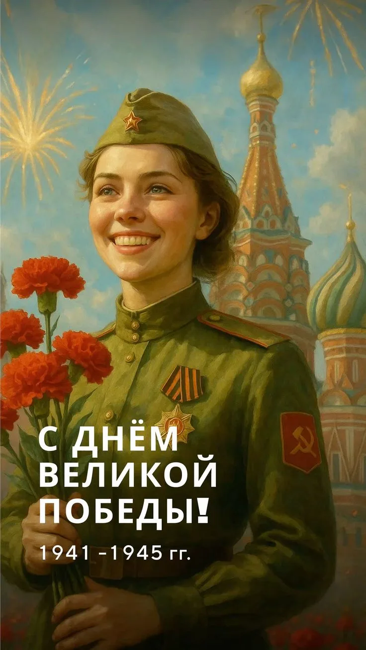 Друзья,с праздником всех‼️С днём Победы‼️