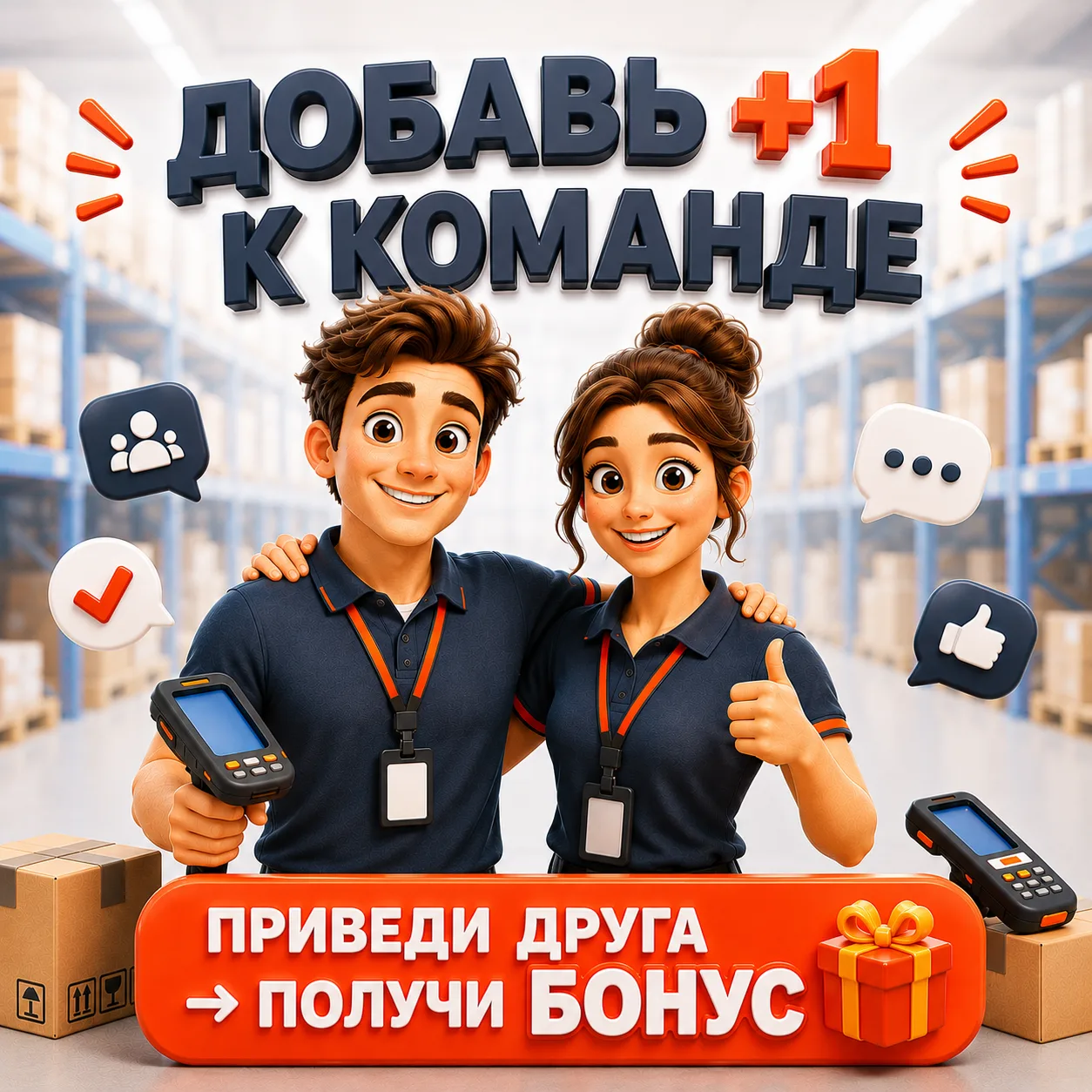 Добавь +1 к команде 🤝