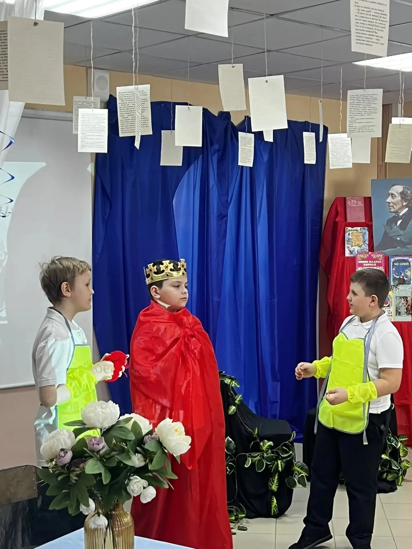 🎭 В честь дня рождения великого сказочника Ганса Христиана Андерсена ученики 3 "Е" класса подготовил