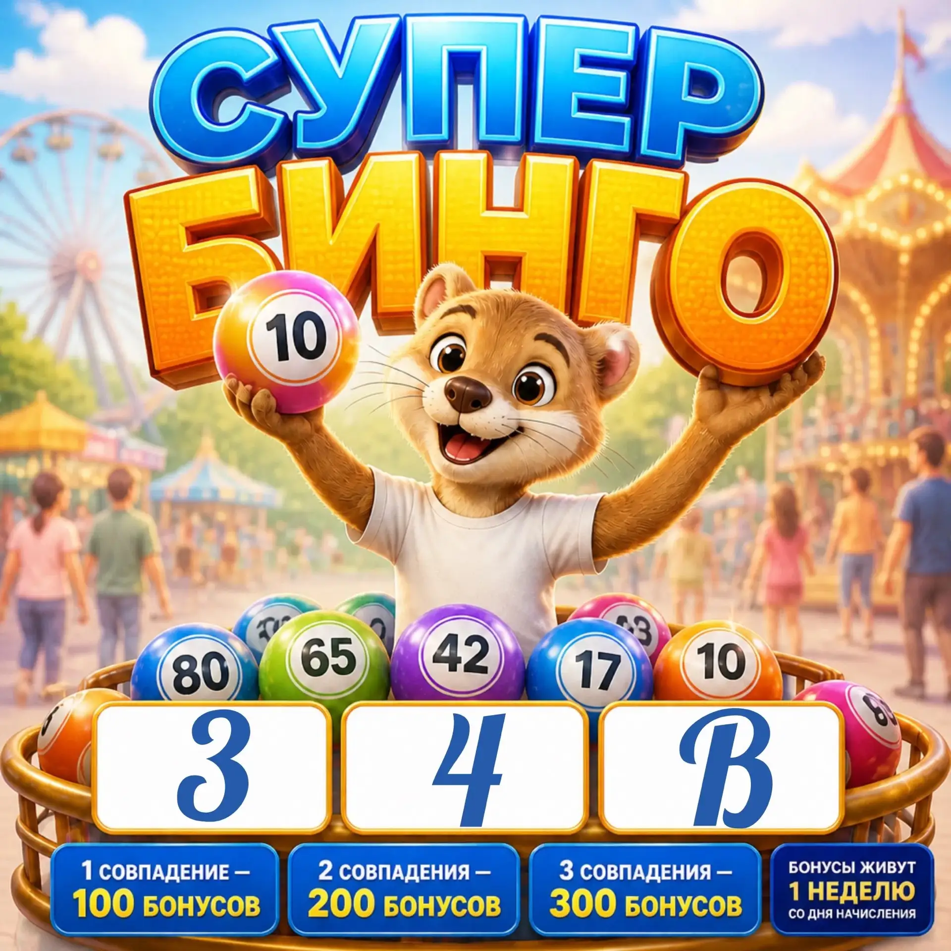 НОВАЯ НЕДЕЛЯ - НОВЫЙ БИНГО!✨