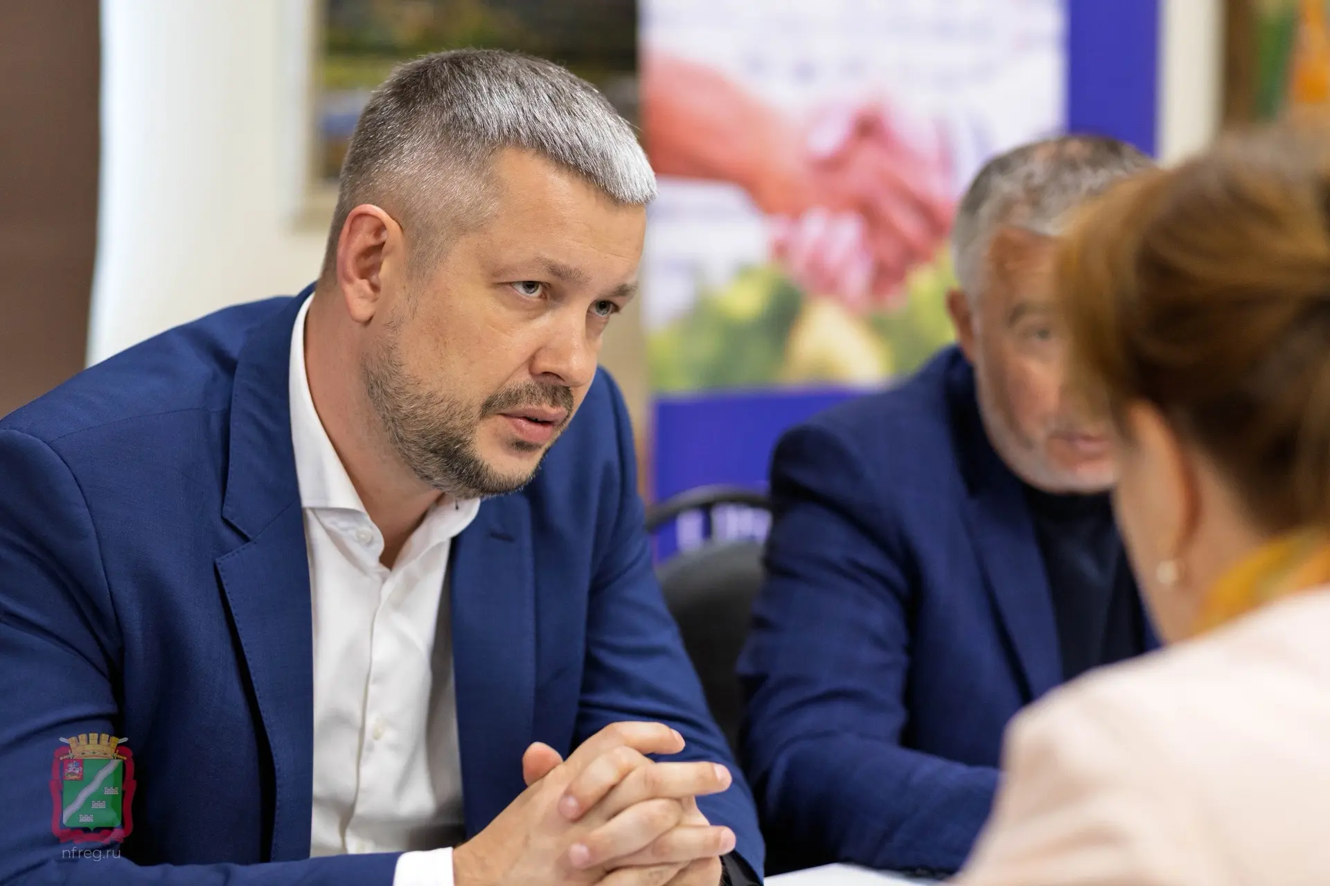 В первый раз в статусе ВРИП главы Наро-Фоминского округа встретился с жителями Вереи и ...