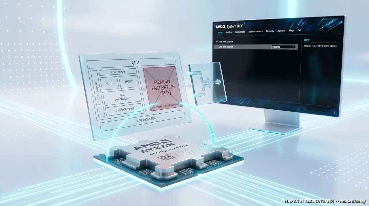 🔒 AMD молча отключила защиту памяти в обычных Ryzen — и не объясняет почему