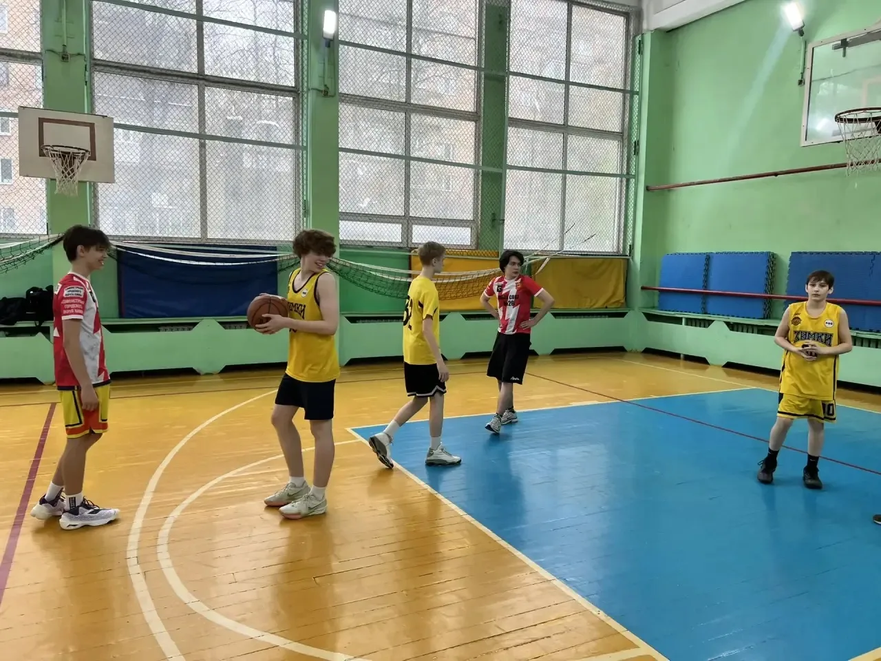 Сегодня завершились Президентские игры!  Наша команда юношей по баскетболу 3х3 достойно представила 