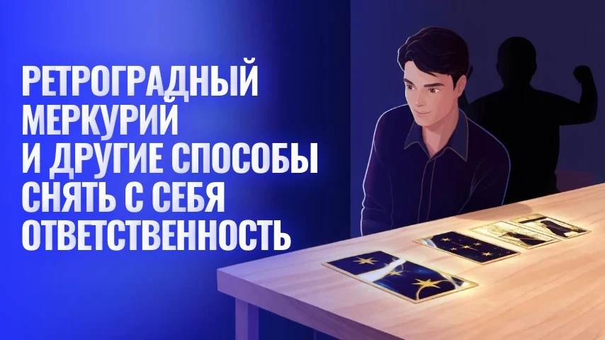 Ретроградный Меркурий и другие способы снять с себя ответственность