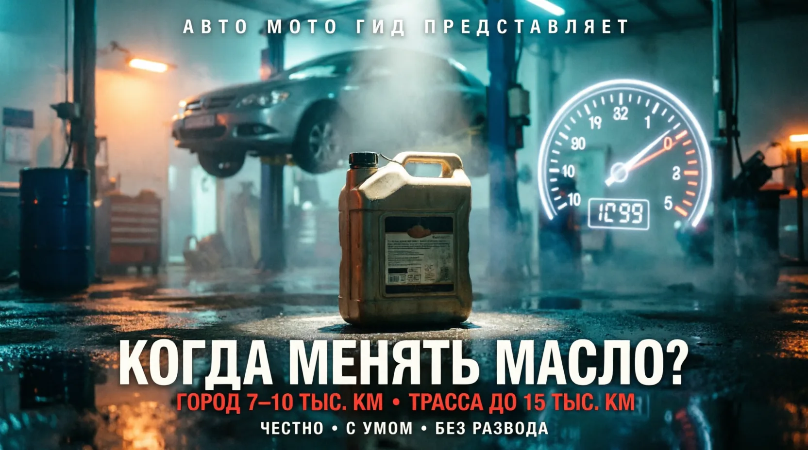Когда менять масло в авто — 7 000 или 15 000 км?