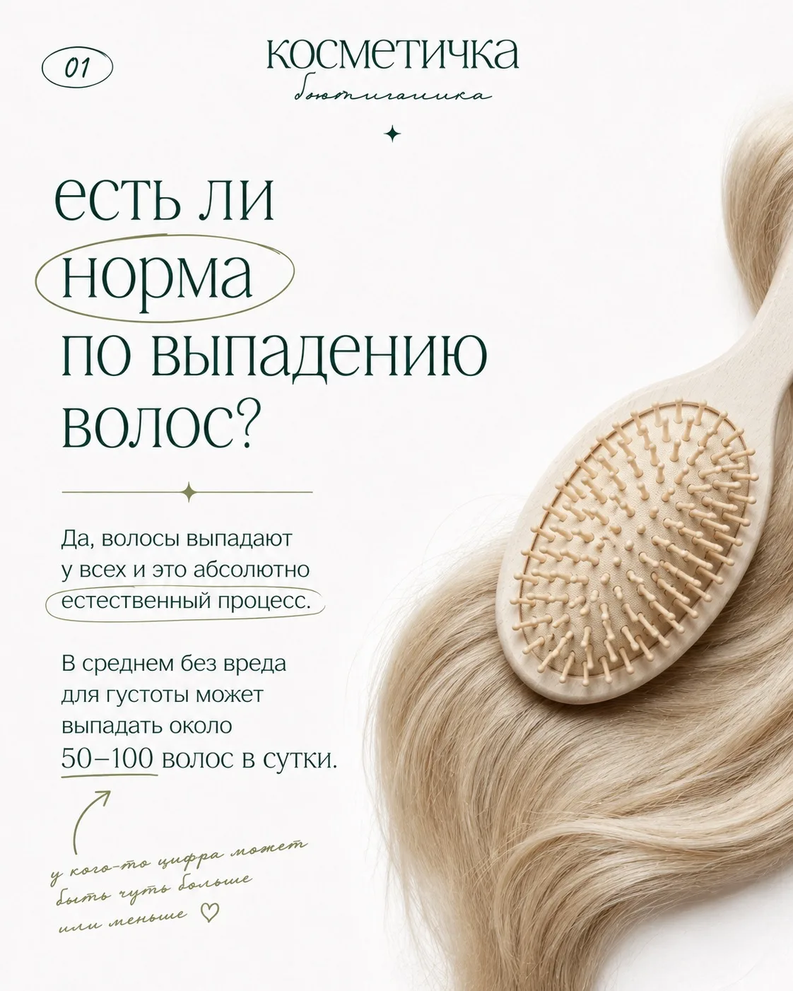 Есть ли норма выпадения волос?