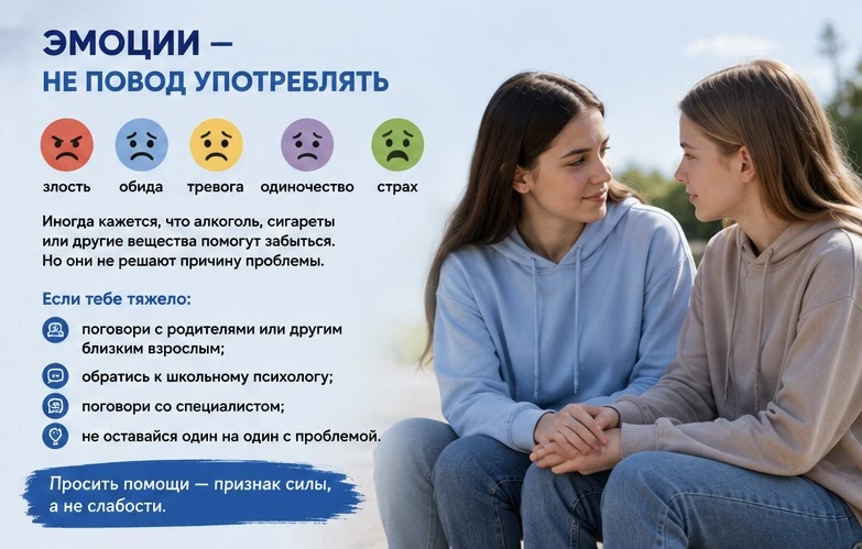 Эмоции — не повод употреблять