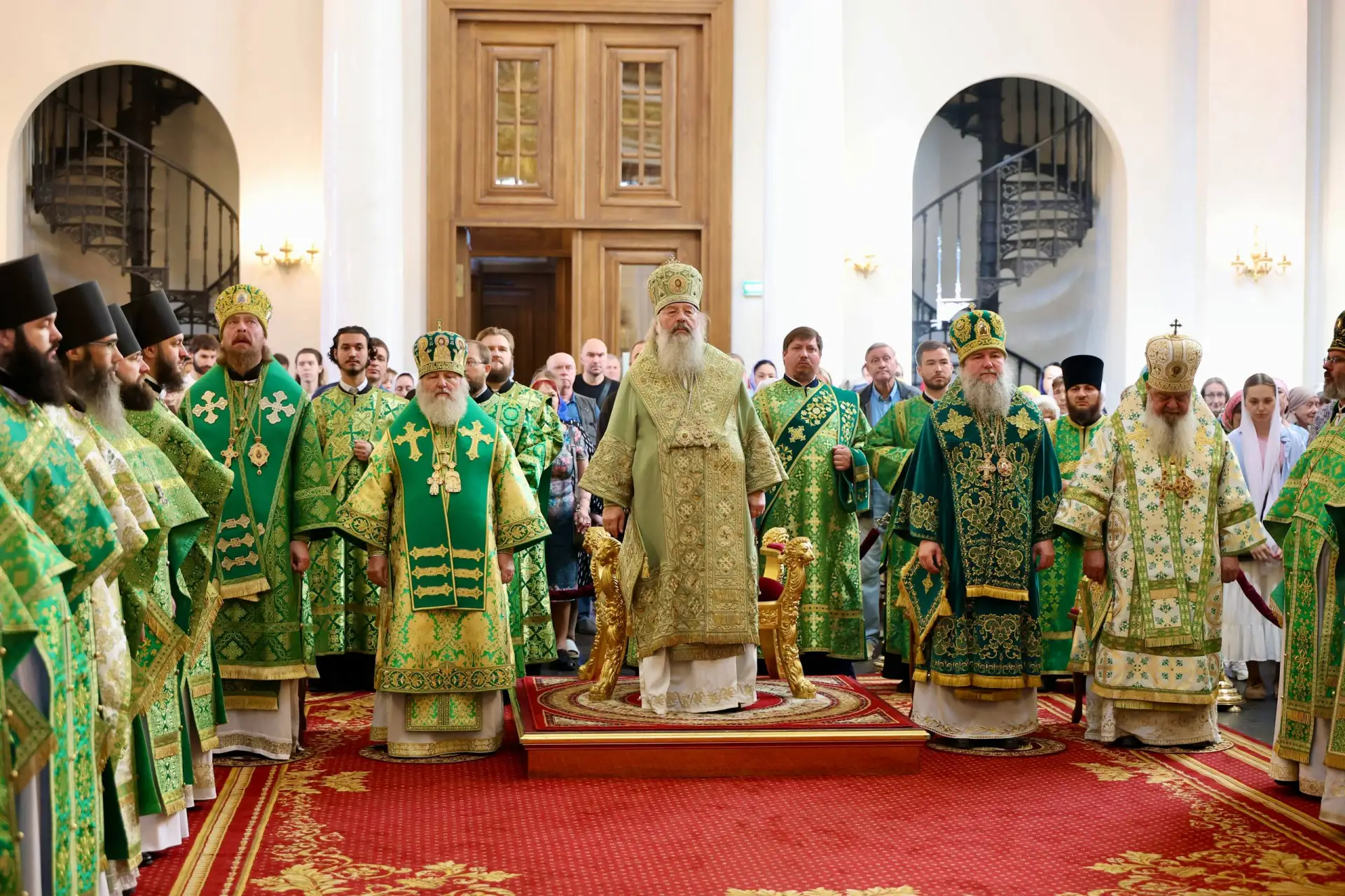 📷 В Неделю 3-ю по Пятидесятнице в кафедральном соборе Казанской иконы Божией Матери Казанского Бого