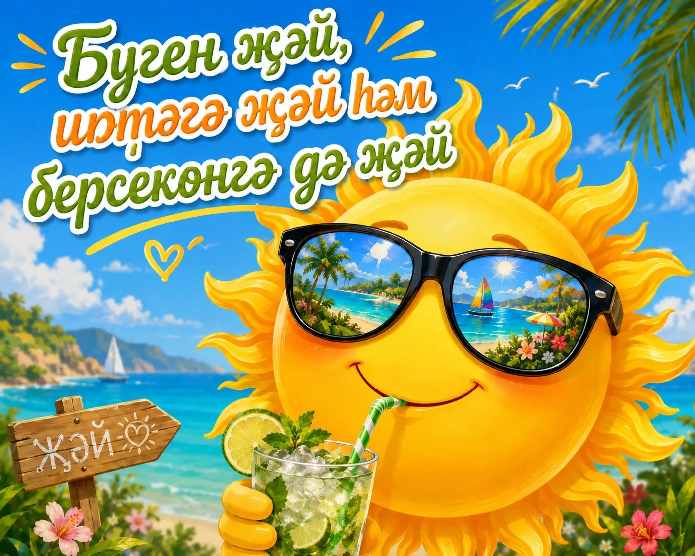 Җәй – иң яраткан ел фасылы инде ул! 😍
Килешәсезме?