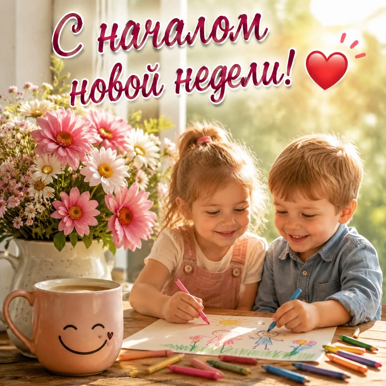 С началом новой недели! ❤️
Желаем всем доброго утра, хорошего настроения и радостных моментов. Пусть