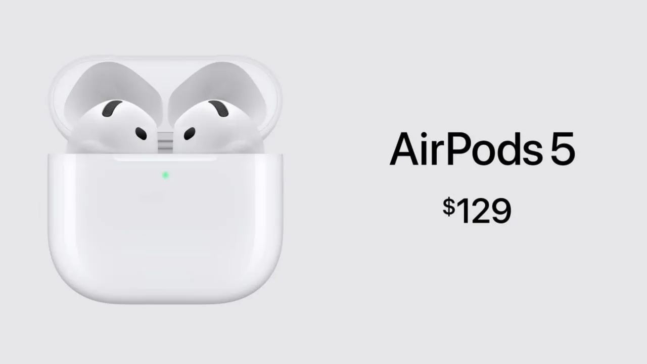 😮 AirPods 5 обойдутся в 129 долларов или 11.000 рублей