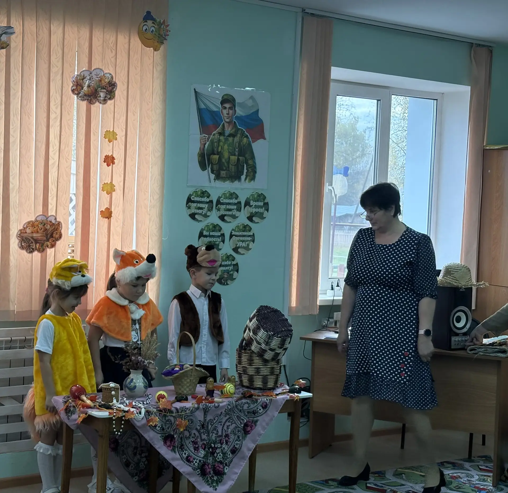 🍂 Золотая осень в нашей группе «Улыбка»👧🏼👦👶
