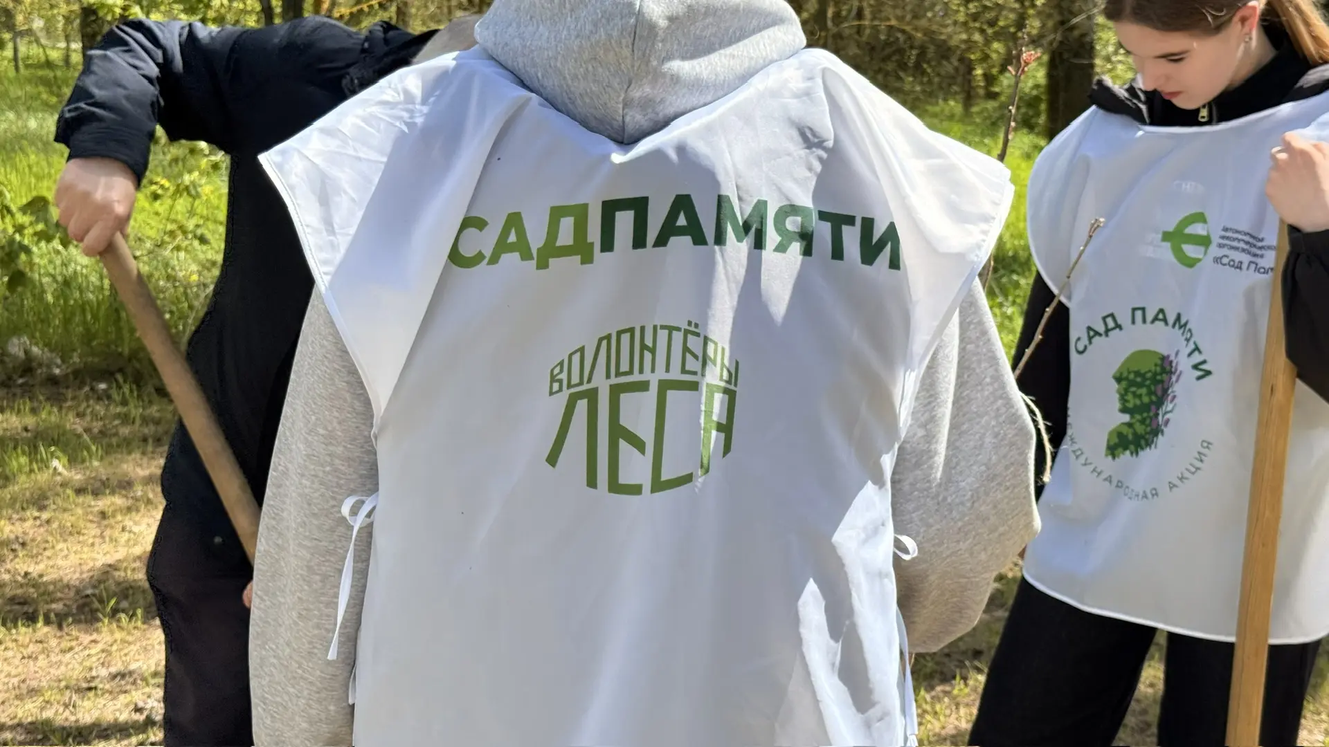 🕊️Память в каждом дереве: в ХАУ прошла Международная акция «Сад памяти»!  📌Студенты и сотрудники Хер