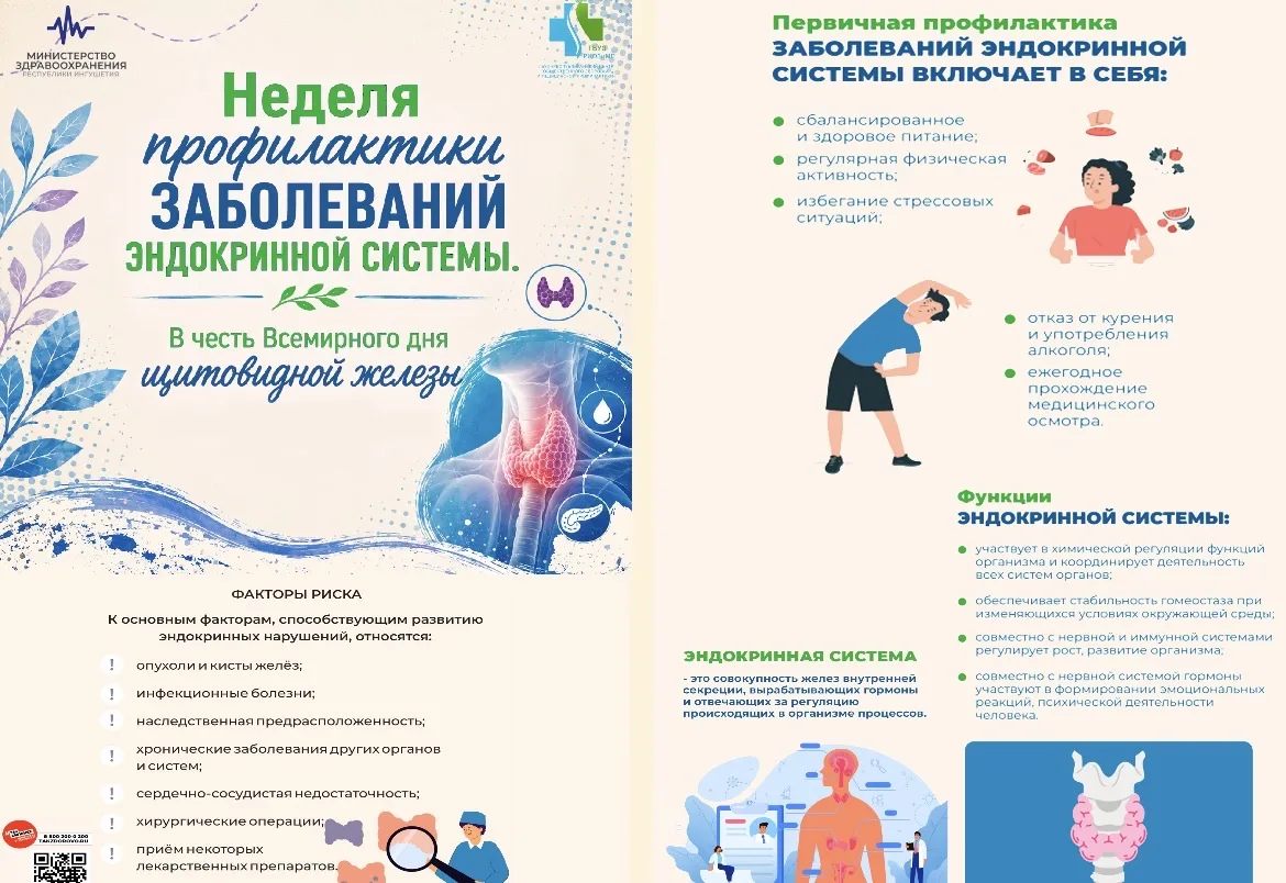 С 18 по 24 мая в республике проходит«Неделя профилактики заболеваний эндокринной систем...