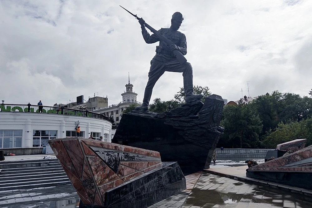 В Хабаровске открыт первый в России мемориал посвящённый разгрому милитаристской Японии...