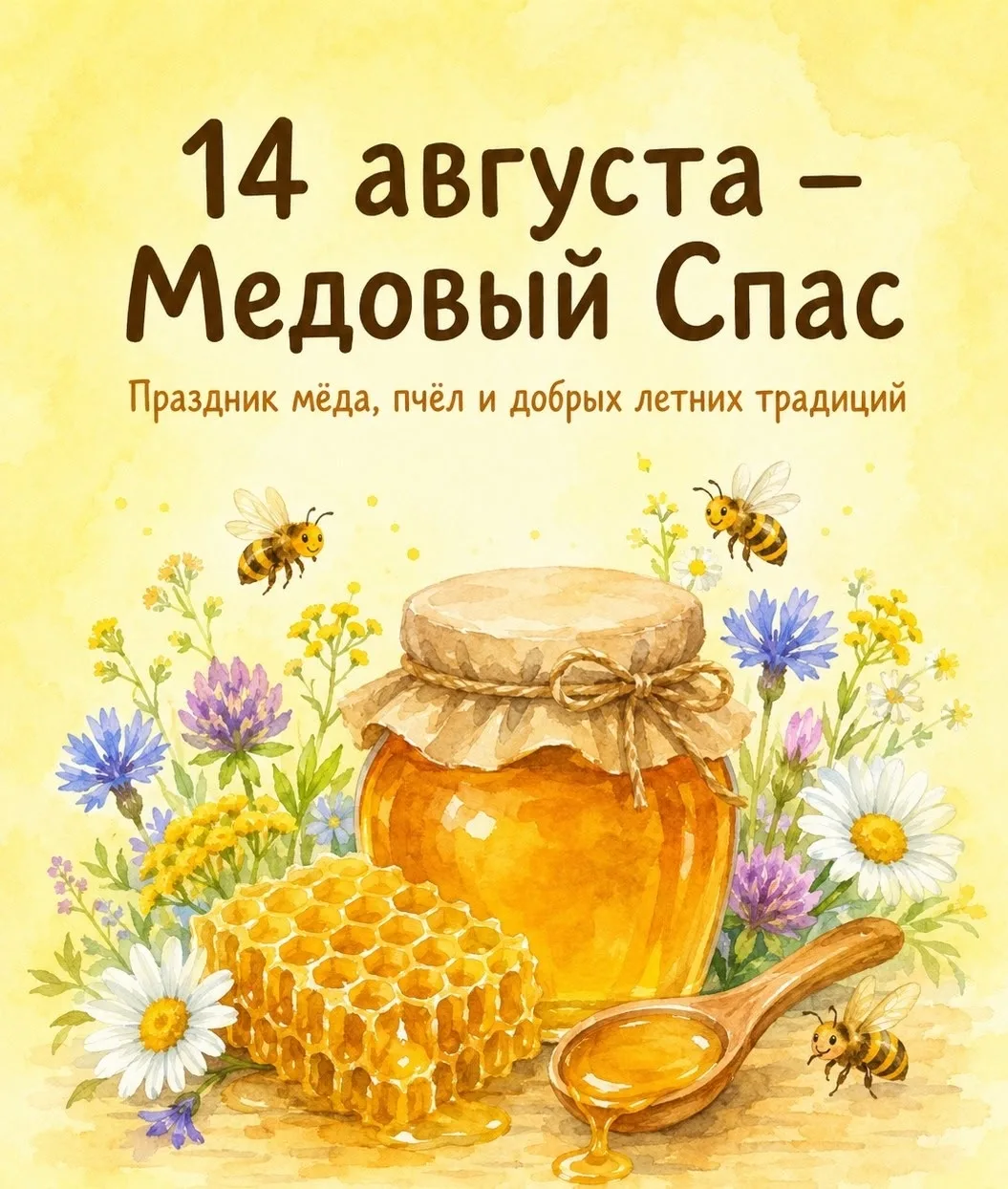 14 августа - Медовый Спас 🍯