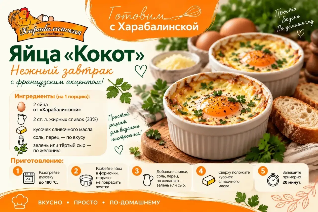Готовим с «Харабалинской»: французское утро на нашей кухне