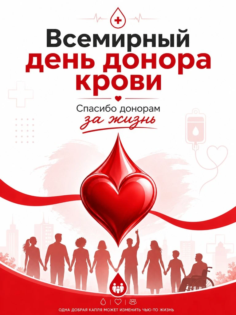 14 июня - Всемирный день донора крови.