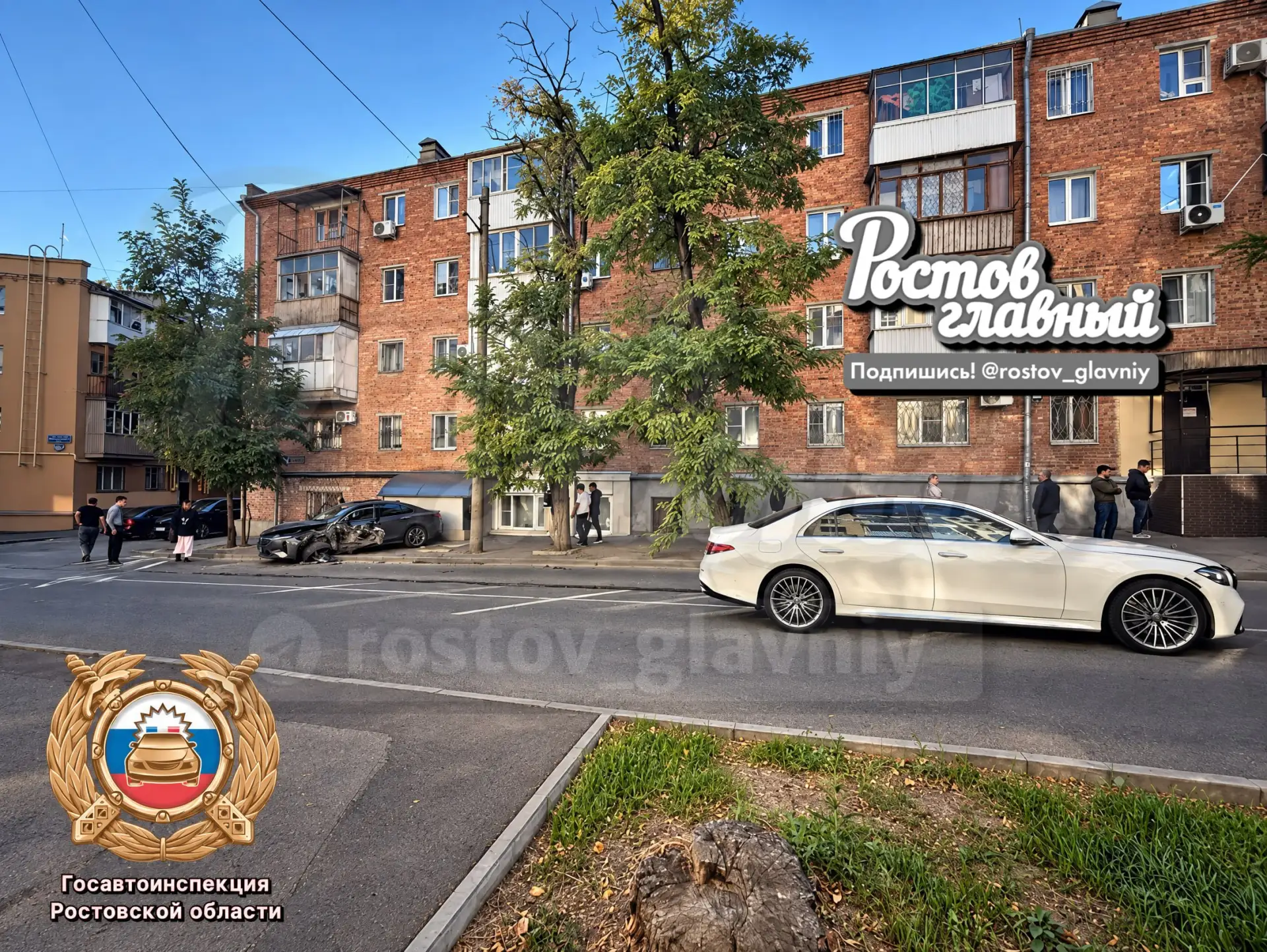 ⚠️ Водитель Mercedes попытался уйти от ДПС и врезался в Changan!