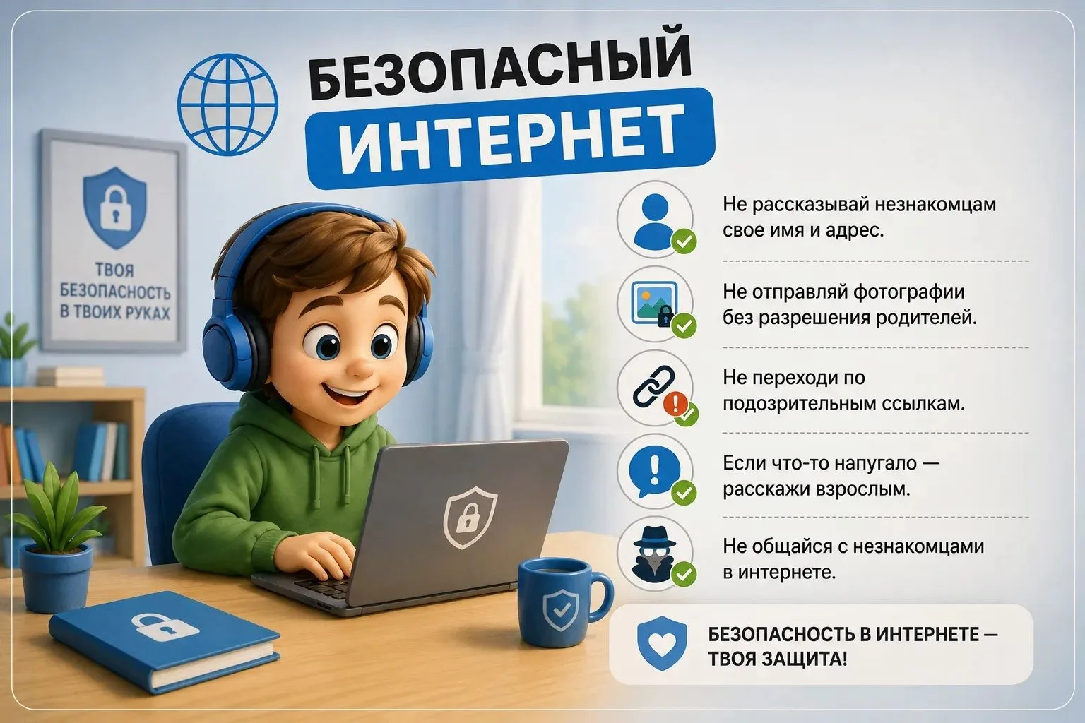 🌐Как защитить ребёнка в сети?