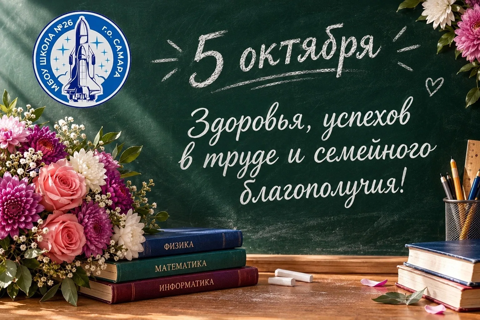 🌸 С Днём учителя, наши дорогие педагоги!