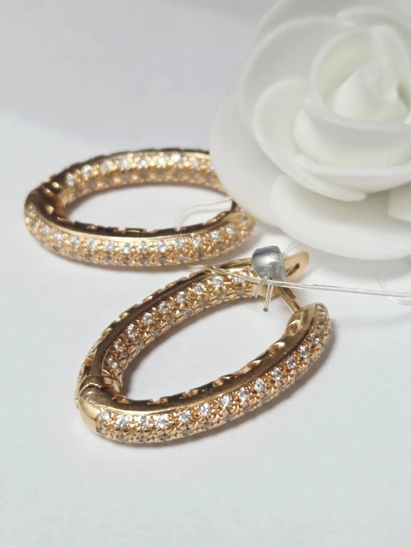 Золотые серьги🔥