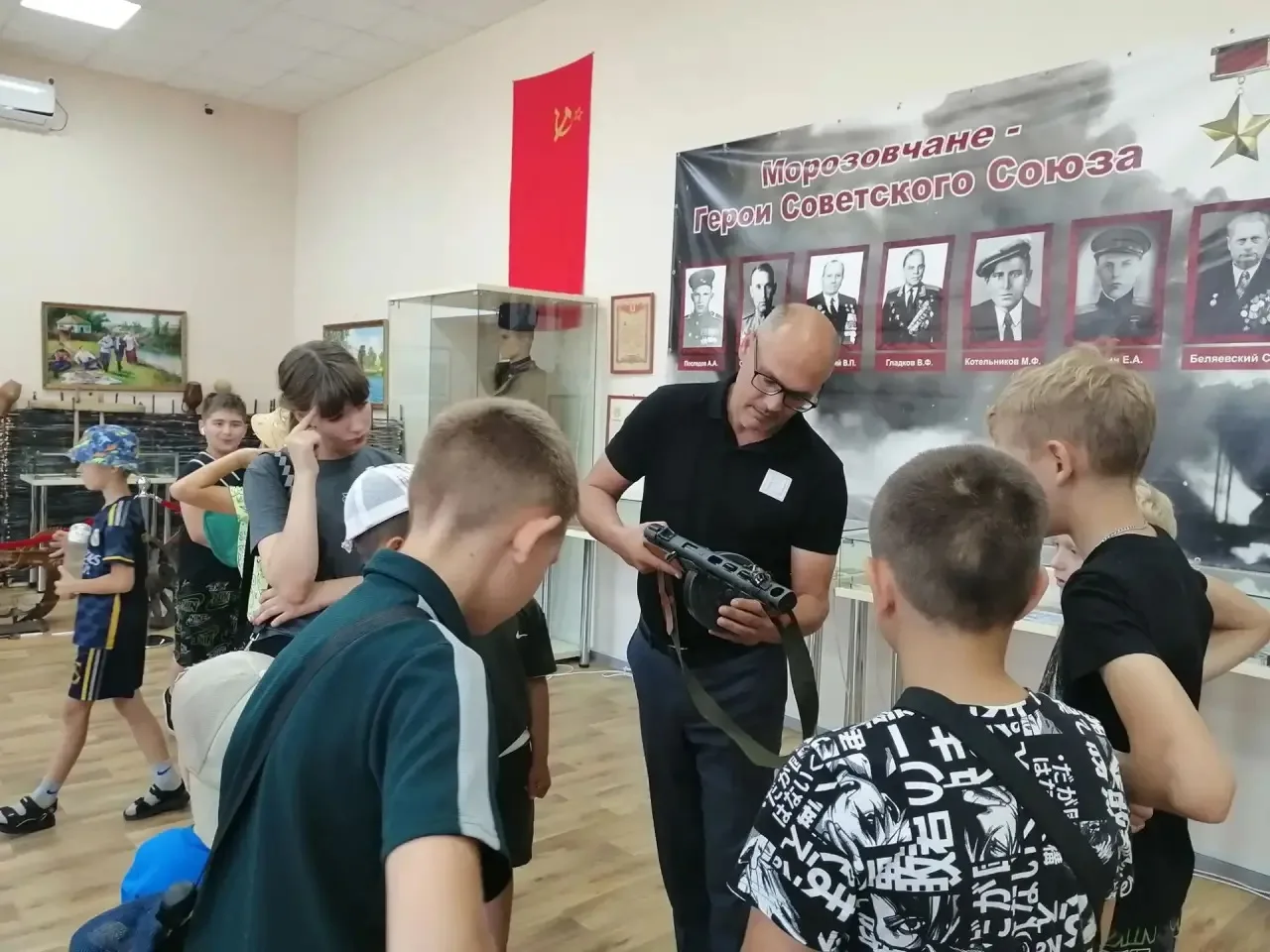 Сегодня краеведческий музей посетил пришкольный лагерь МБОУ СОШ 1.