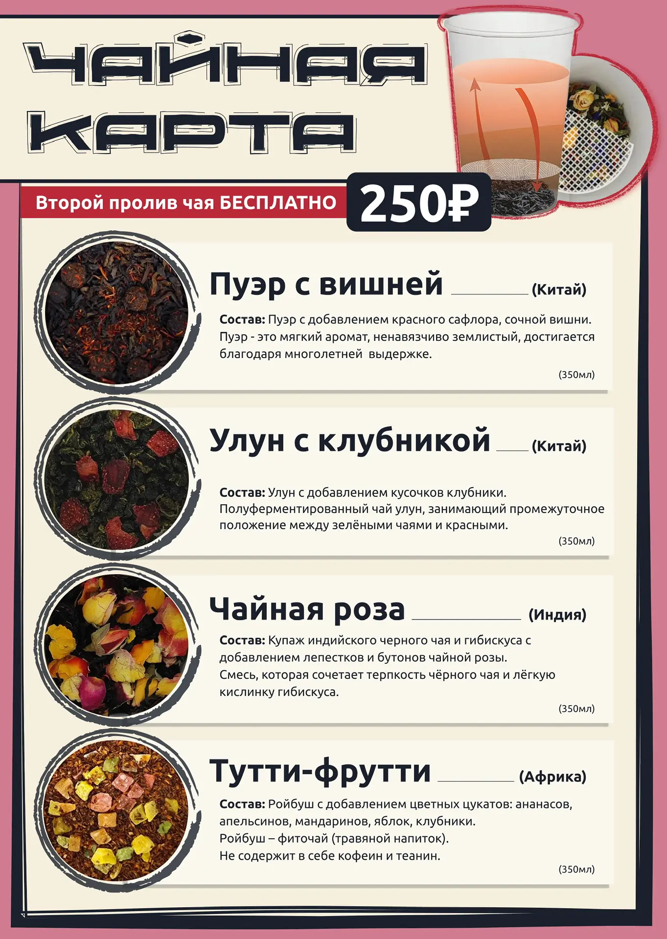 🫖 МЫ ЗАПУСТИЛИ ЧАЙНУЮ КАРТУ