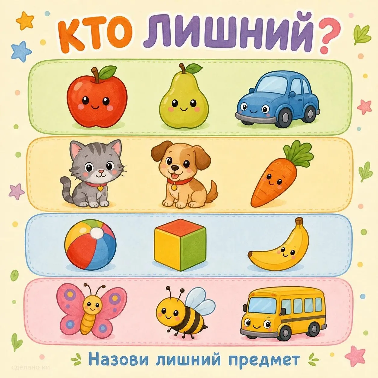 Играем и развиваем внимание 👀